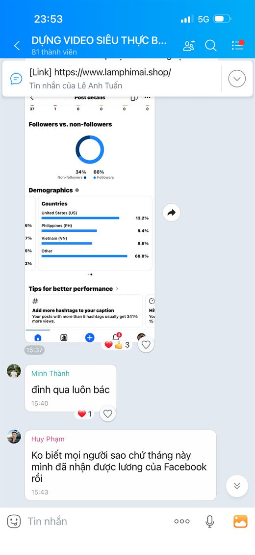 Nhận lương Facebook khán giả cả Mỹ